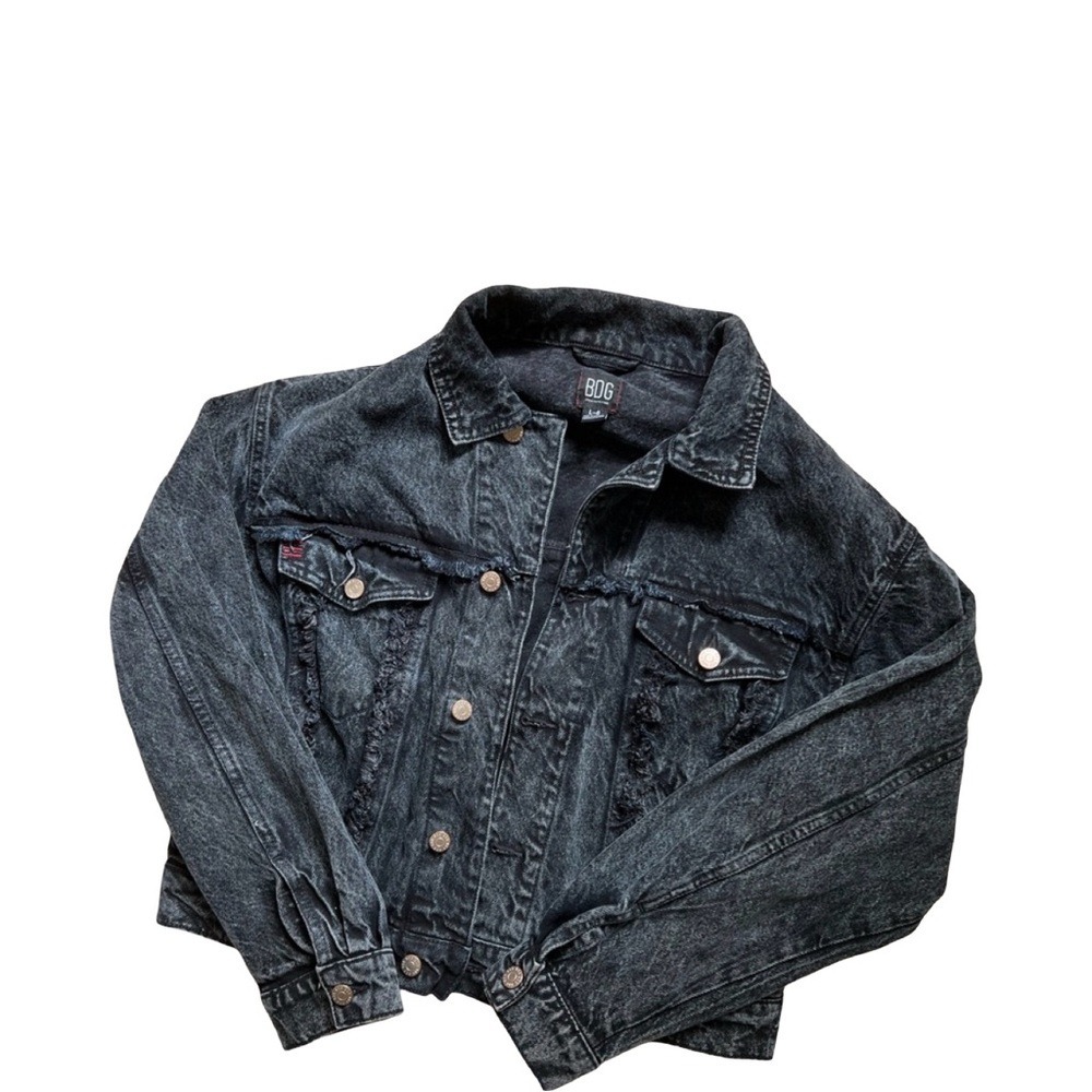 BDG Urban Outfitters Cropped Denim‎ Jacket • Women's Small - Picture 4 of 7